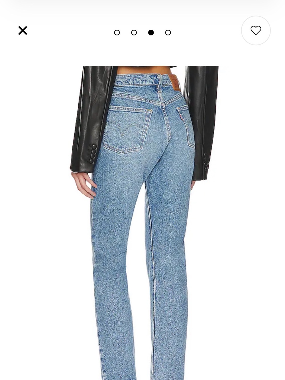 Levi’s 501 High-Rise Straight Leg Jeans - Light Blue